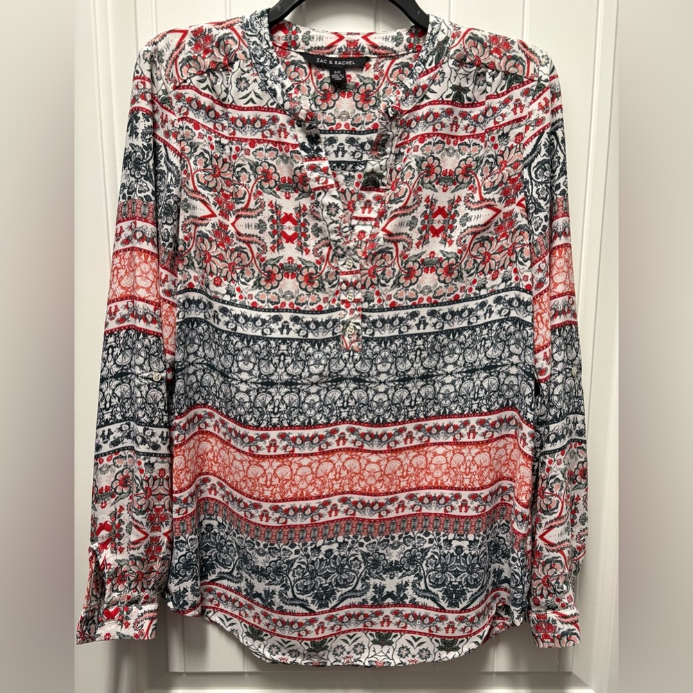 Zac & Rachel Multicolor Patterned Blouse